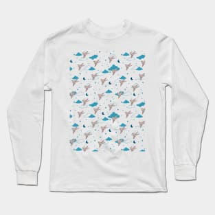 Bird and Fairy Night Dream Long Sleeve T-Shirt